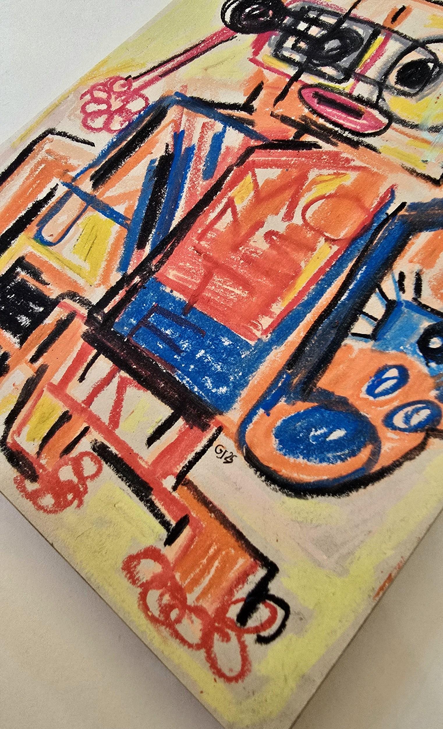 Golfam Jozdani
Schatten des Friedens III
2025
Ölpastell auf feinem Papier
Größe: 11 x 8,5 Zoll (28 x 22 cm)
Mit Bleistift signiert und datiert
COA bereitgestellt

*Rahmenoptionen verfügbar - bitte anfragen


In ihrer neuen Serie stellt sich Golfam