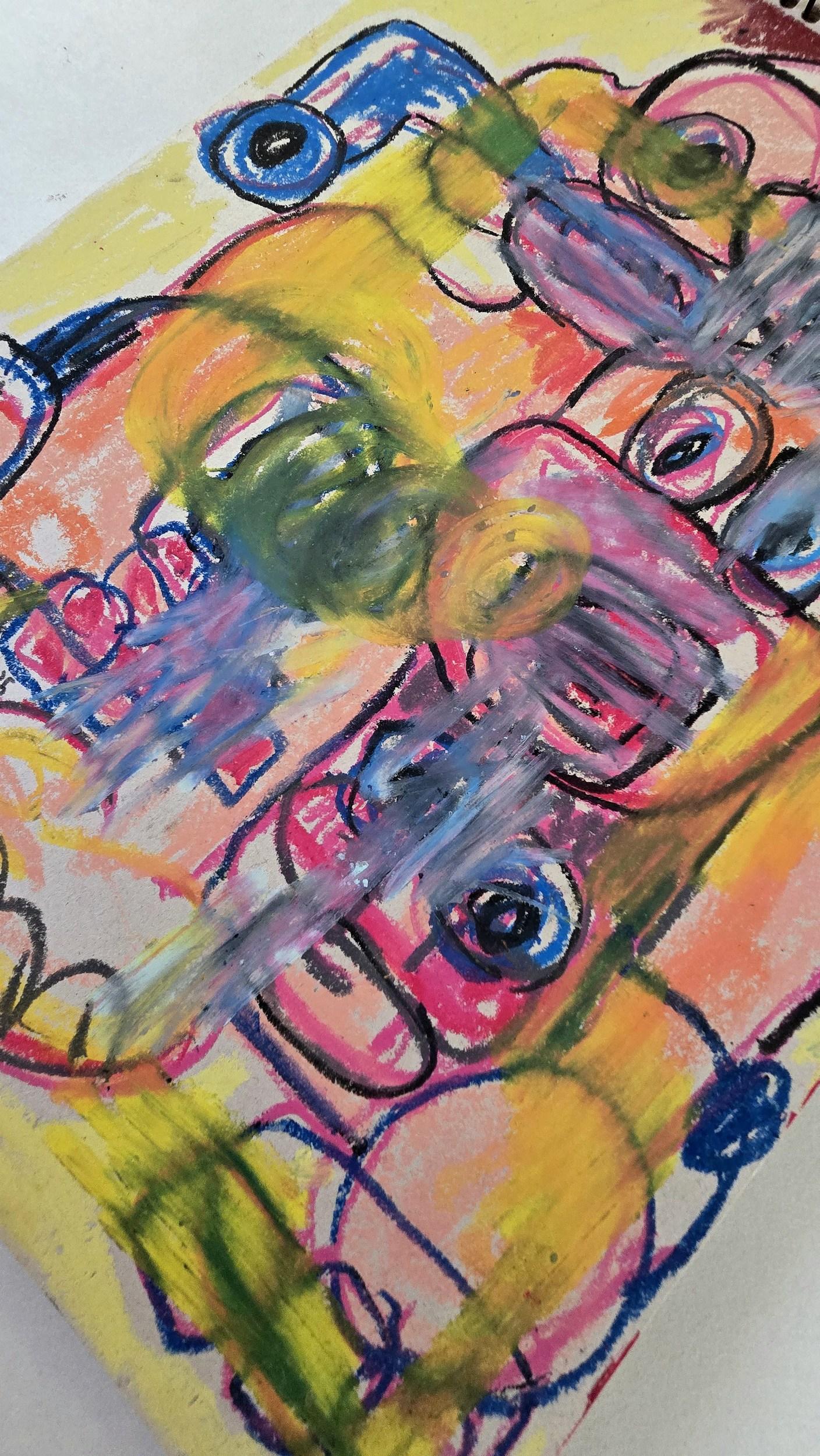 Golfam Jozdani
Schatten des Friedens XIV (Aliens, Surreal, Expressionismus, Urban)
2025
Ölpastell auf feinem Papier
Größe: 11 x 8,5 Zoll (28 x 22 cm)
Mit Bleistift signiert und datiert
COA bereitgestellt

*Rahmenoptionen verfügbar - bitte