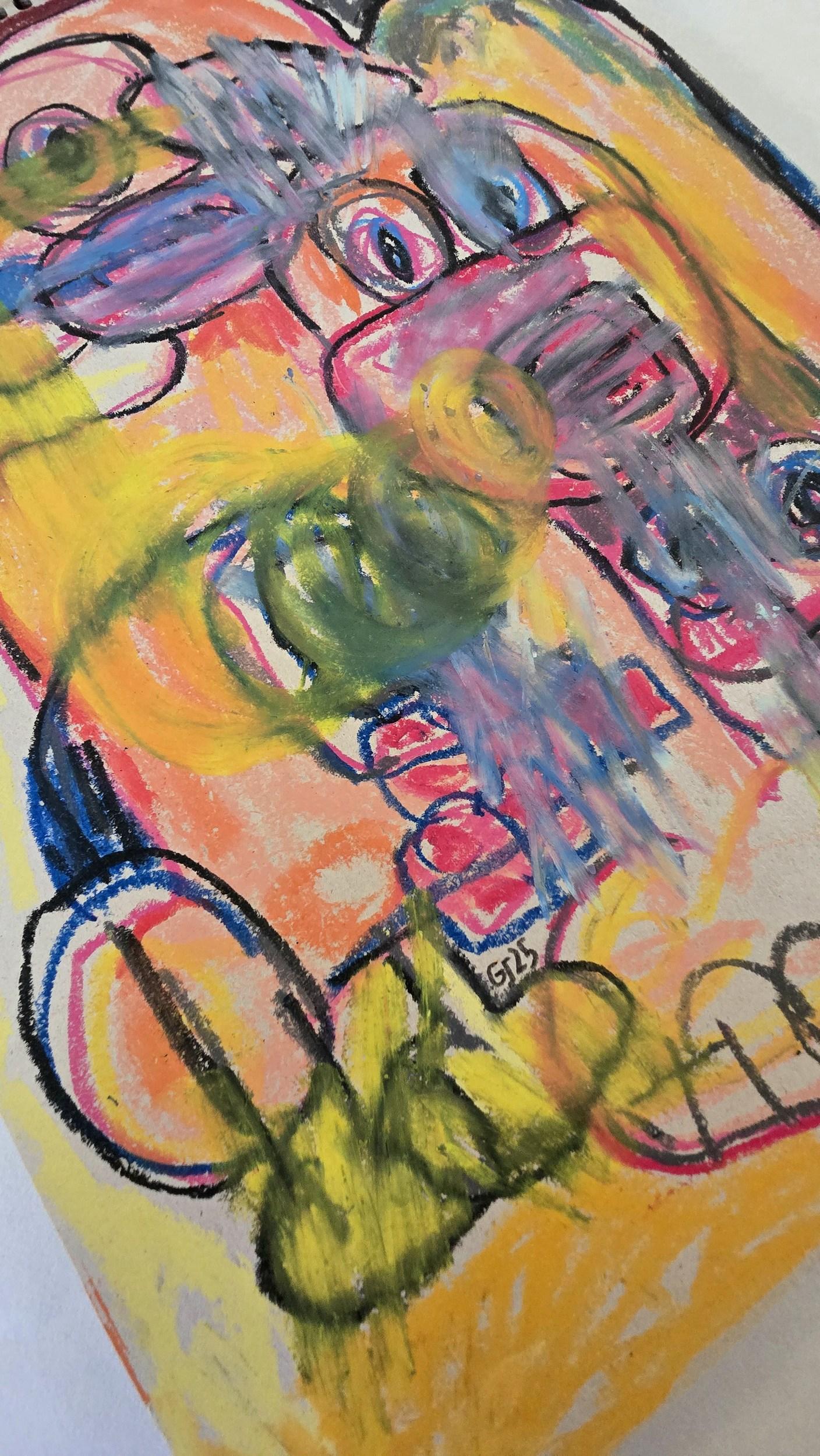 Schatten des Friedens XIV (Aliens, Surreal, Expressionismus, Urban, ~35% OFF) im Angebot 1