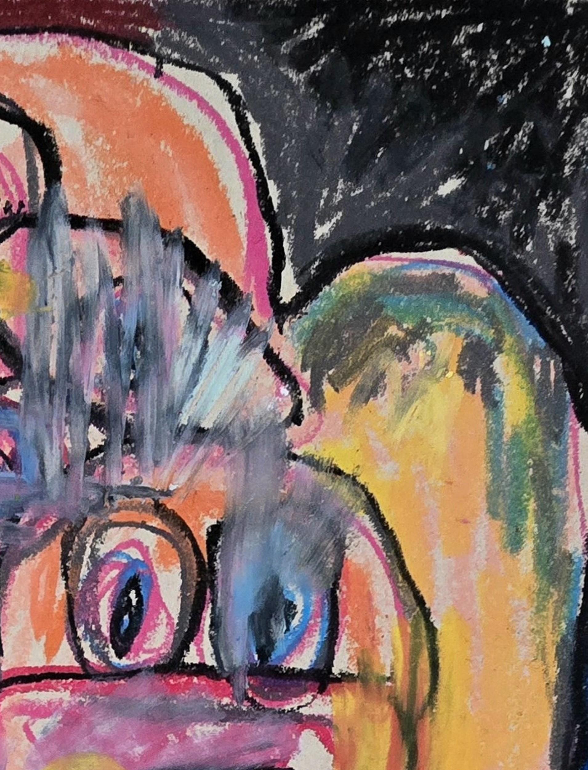 Schatten des Friedens XIV (Aliens, Surreal, Expressionismus, Urban, ~35% OFF) im Angebot 4