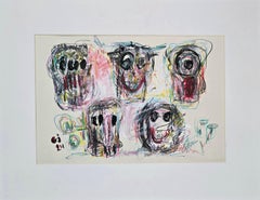 XXVIII (Astratto gestuale, Ritratto, Artista femminile persiana, 20% OFF)