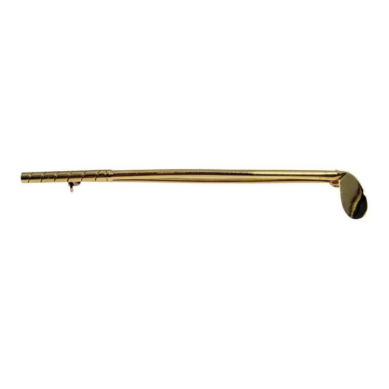 Golfer Pin in 14Kt. Massivgold 1940er Jahre Handgefertigt für den Goldliebhaber für Damen oder Herren