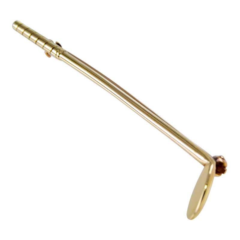 Golfer Pin in 14Kt. Massivgold 1940er Jahre Handgefertigt für den Goldliebhaber 1