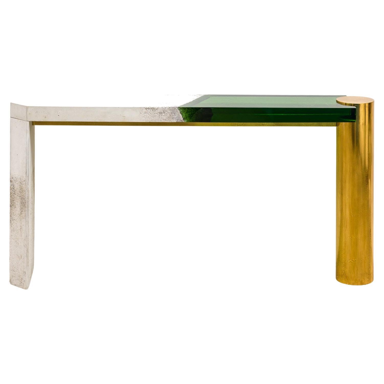 Golia Console in R17 Olive, IT For Sale