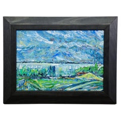 Gollenshausen, Lake Chiemsee – Oil Painting by Alexander Michael, 1994