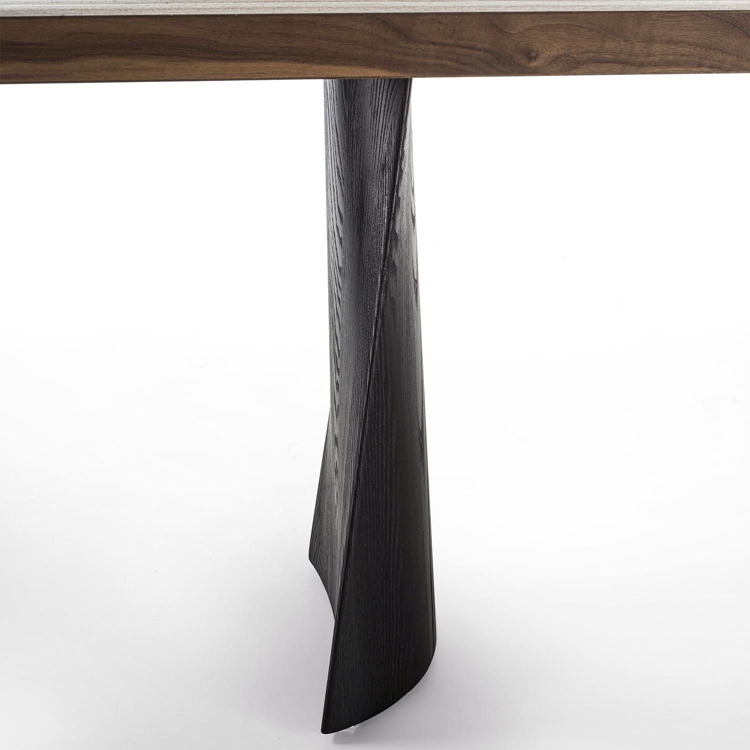 Walnut Goma Dining Table For Sale