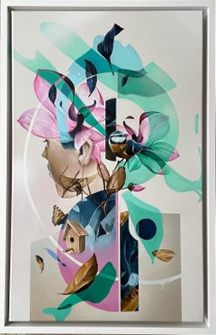 Surreal figurative oil painting by GOMAD: Moder Natur (Mother Nature)