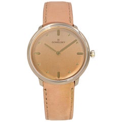 Gomelsky Audrey 6 Gold Tone Steel Tan Dial Quartz Ladies Watch G0120147278