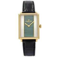 Gomelsky Shirley Fromer Gold Tone Two Color Dial Quartz Womens Watch G0120083079