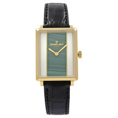 Gomelsky Shirley Fromer Gold Tone Two Color Dial Quartz Womens Watch G0120083079