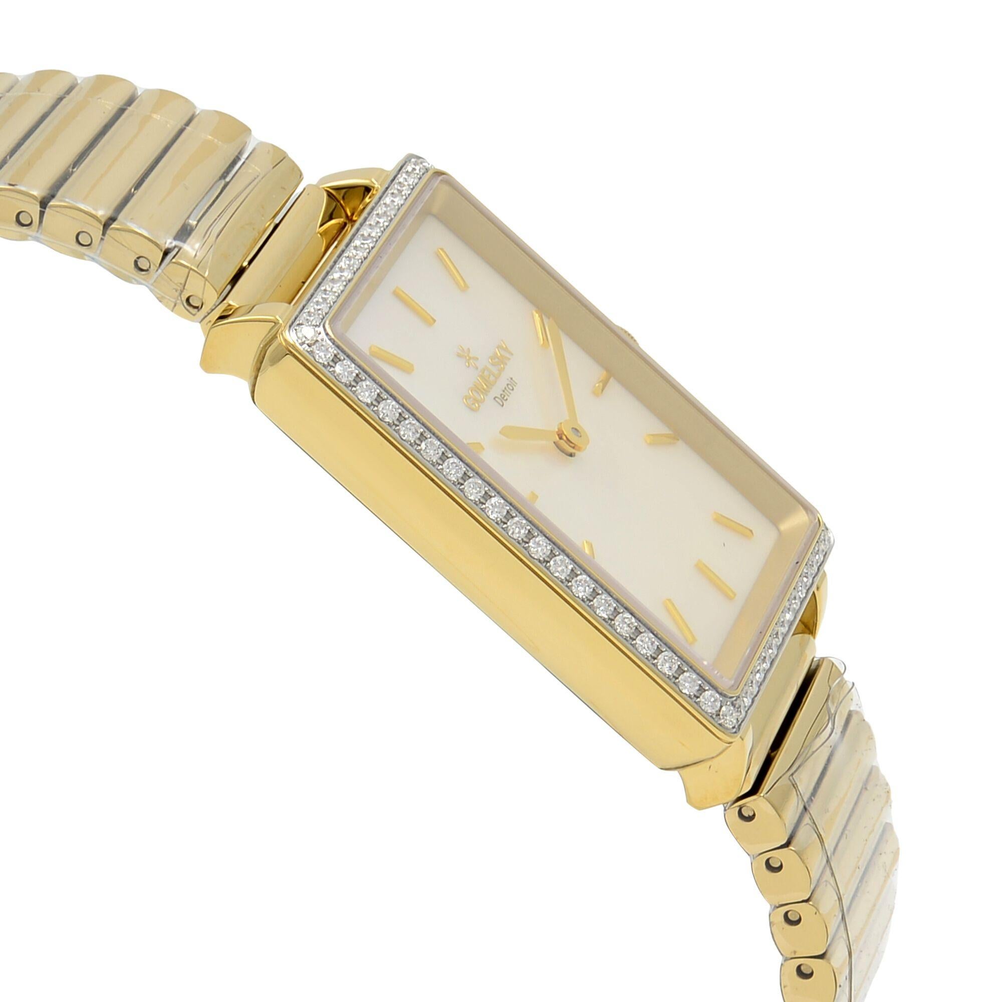 Gomelsky Shirley Fromer White Dial Diamond Quartz Womens Watch G0120072642 In New Condition In New York, NY