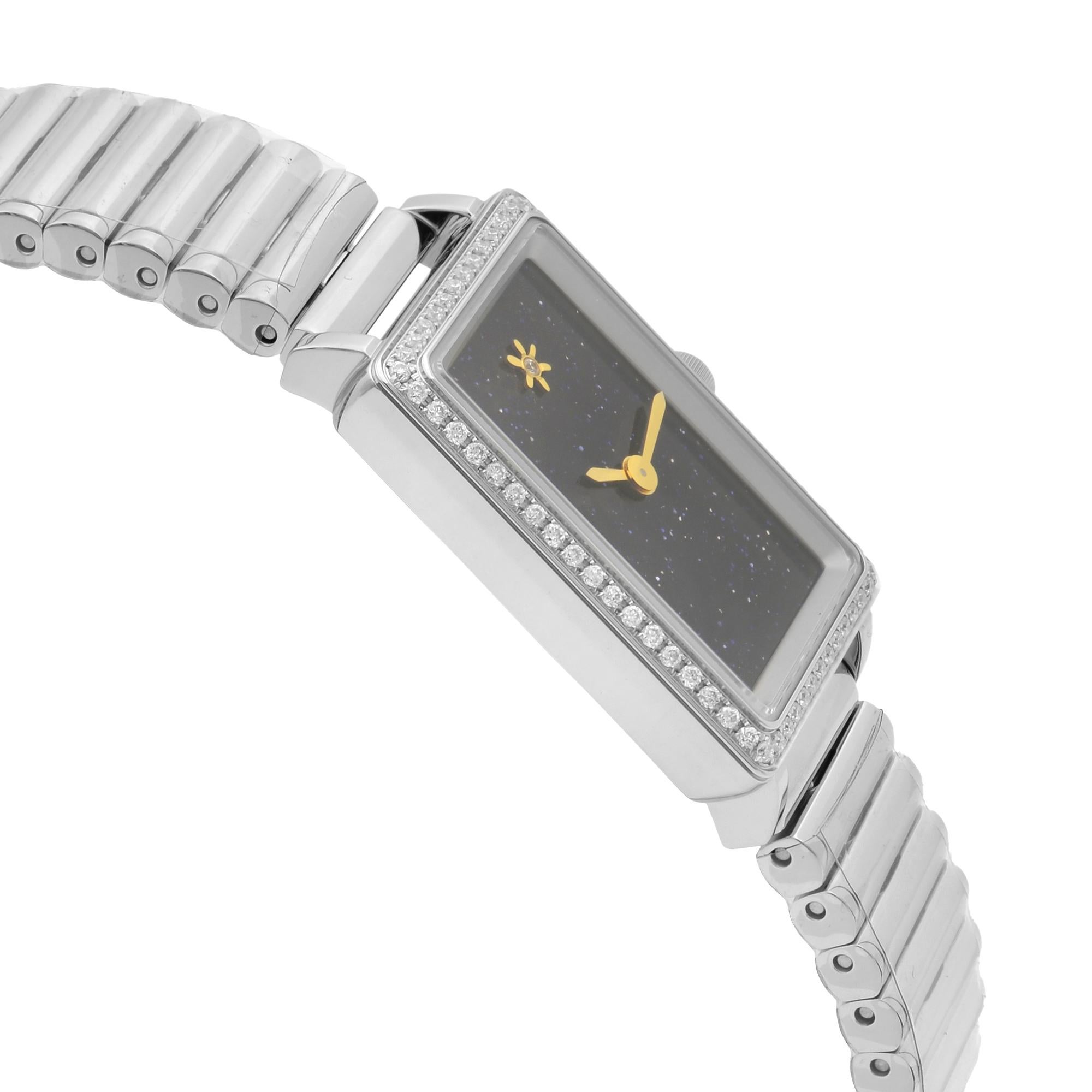 Gomelsky Shirley Fromer Steel Black Dial Ladies Watch G0120023481 In New Condition In New York, NY
