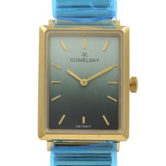 Gomelsky Shirley Fromer Steel Green Dial Quartz Womens Watch G0120147282