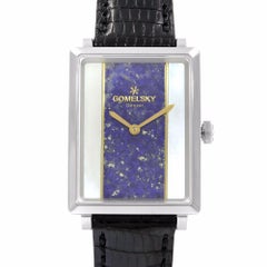Gomelsky Shirley Fromer Steel MOP & Blue Dial Quartz Ladies Watch G0120083080