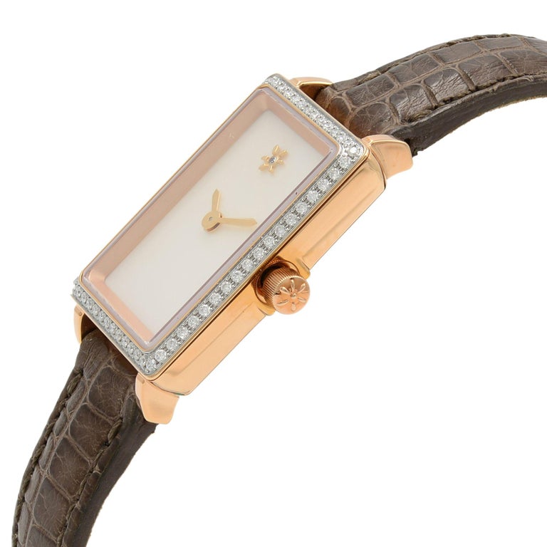 Gomelsky Shirley Fromer Steel Mother of Pearl Dial Shinola Gomelsky Shirley Rose Watch Diamond Bezel Mother  main image 3