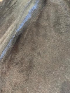 Gomez Contemporary Spotted Black Cowhide Rug