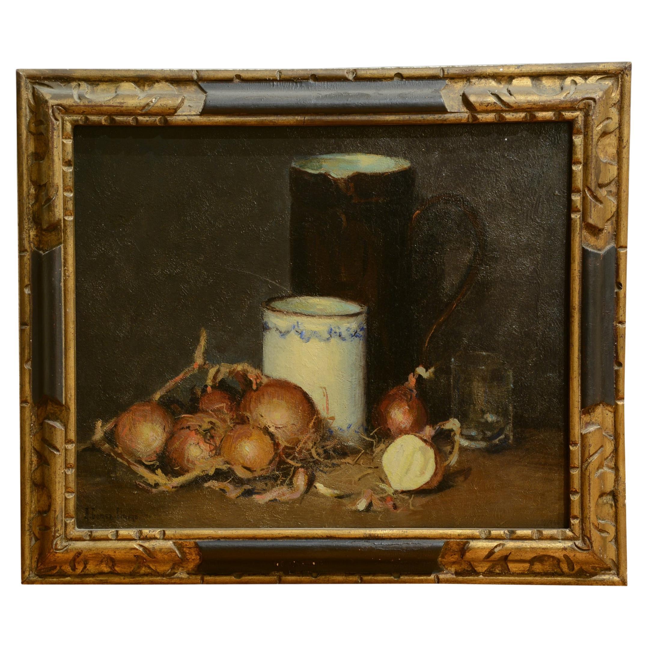 GÓMEZ GIMENO, Antonio (Spagna, fine XIX - inizio XX secolo). "Natura morta". in vendita