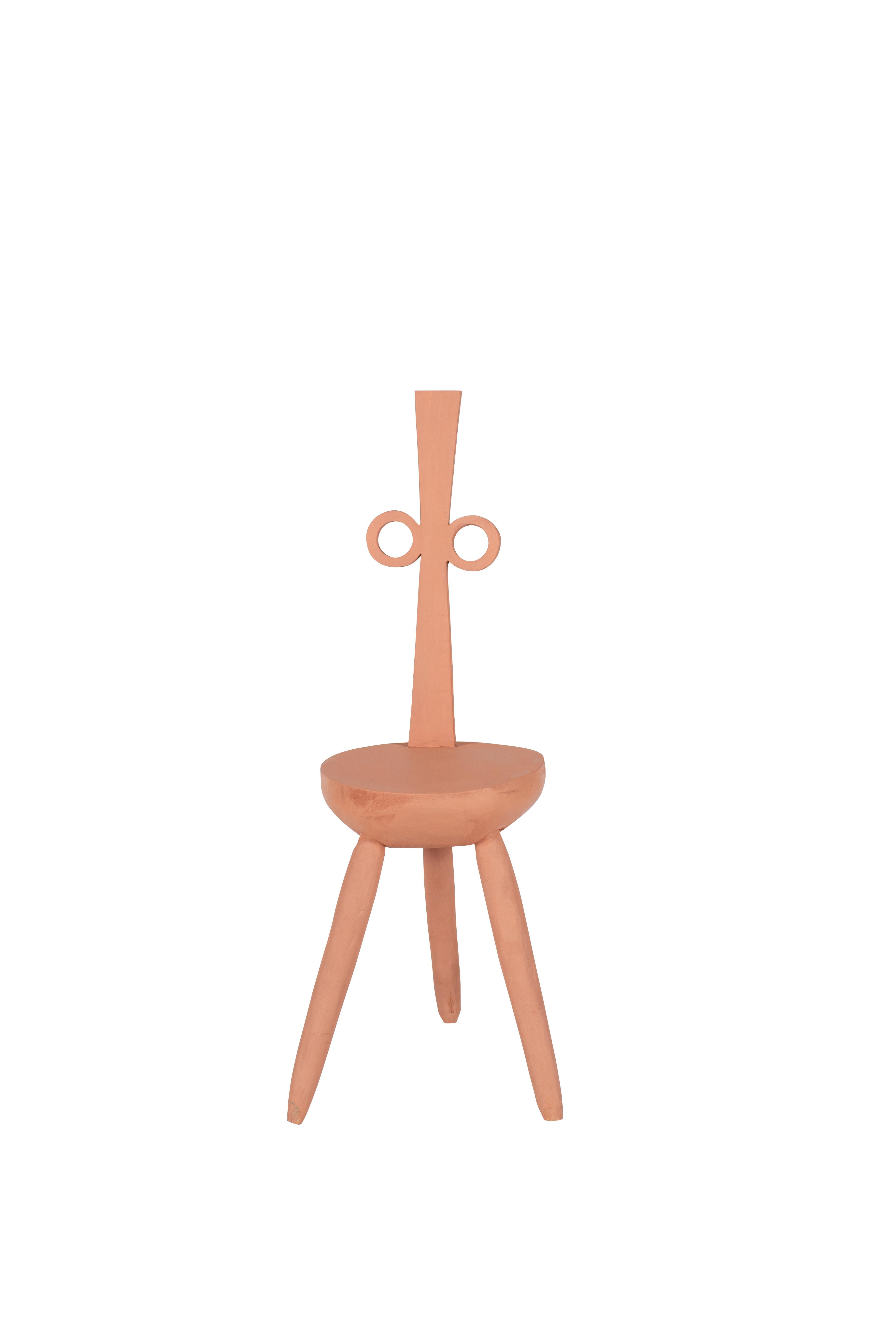 Gomez Rose Chair by Pulpo
Designed by Vasilica lsacescu & Nadja Zerunian
Dimensions: D 30 x W 30 x H 94 cm.
Materials: Wood.

Also available in black. Please contact us. 

CREEPY. WOODY. CRAFT.
Allow me, Fester, Gomez, Little Tully, Lumpy,