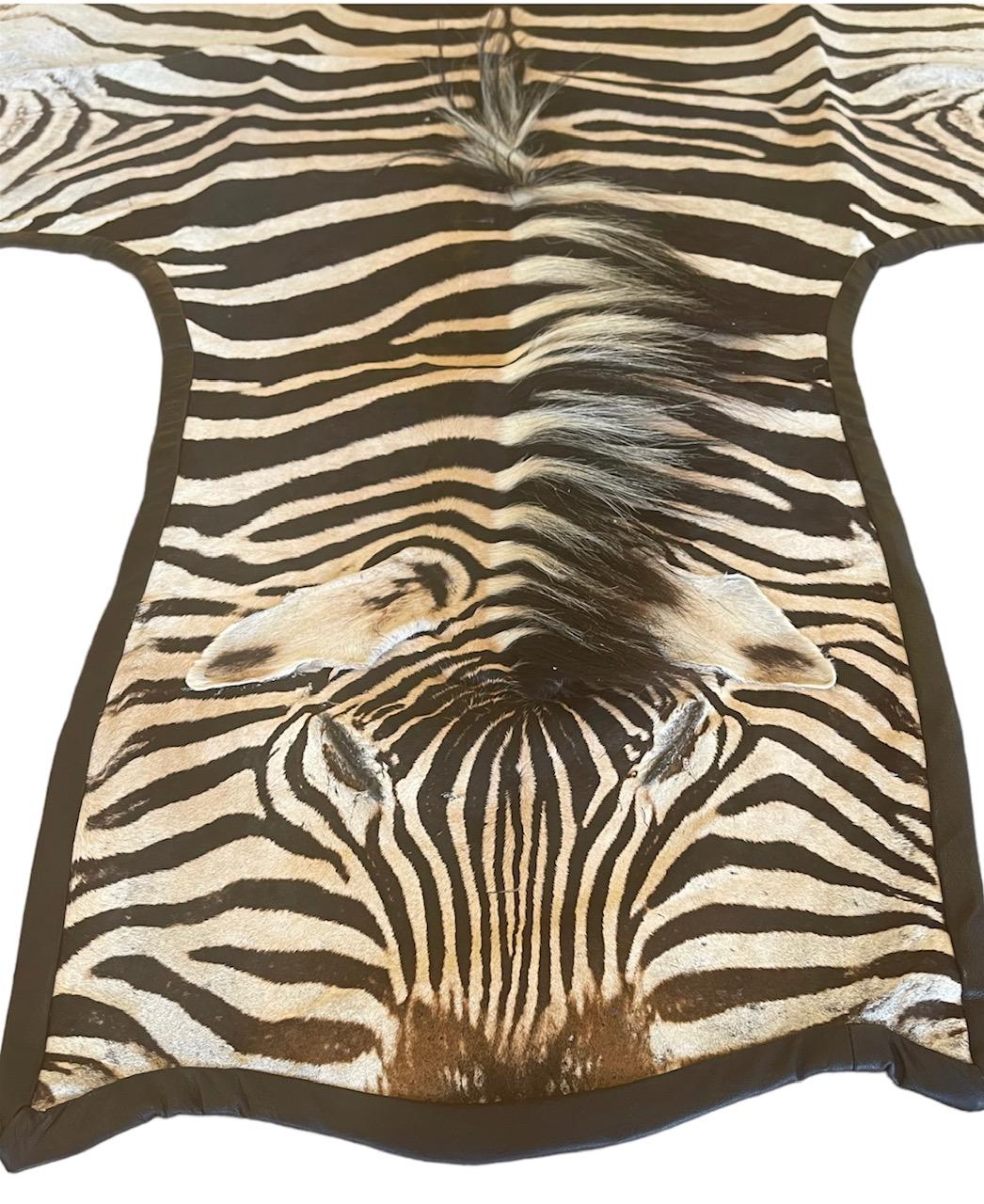 Come and browse our selection of South African Zebra Rugs. With our superb craftsmanship and quality stock, we can assure you that this stable luxury item will last for years to come. Each rug is fitted with a weighted hand-stitched lining. This