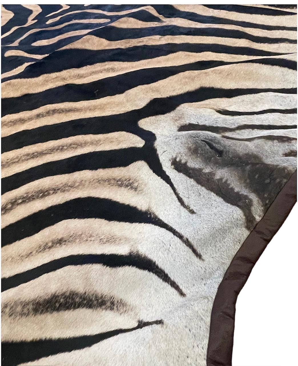 zebra skin rug