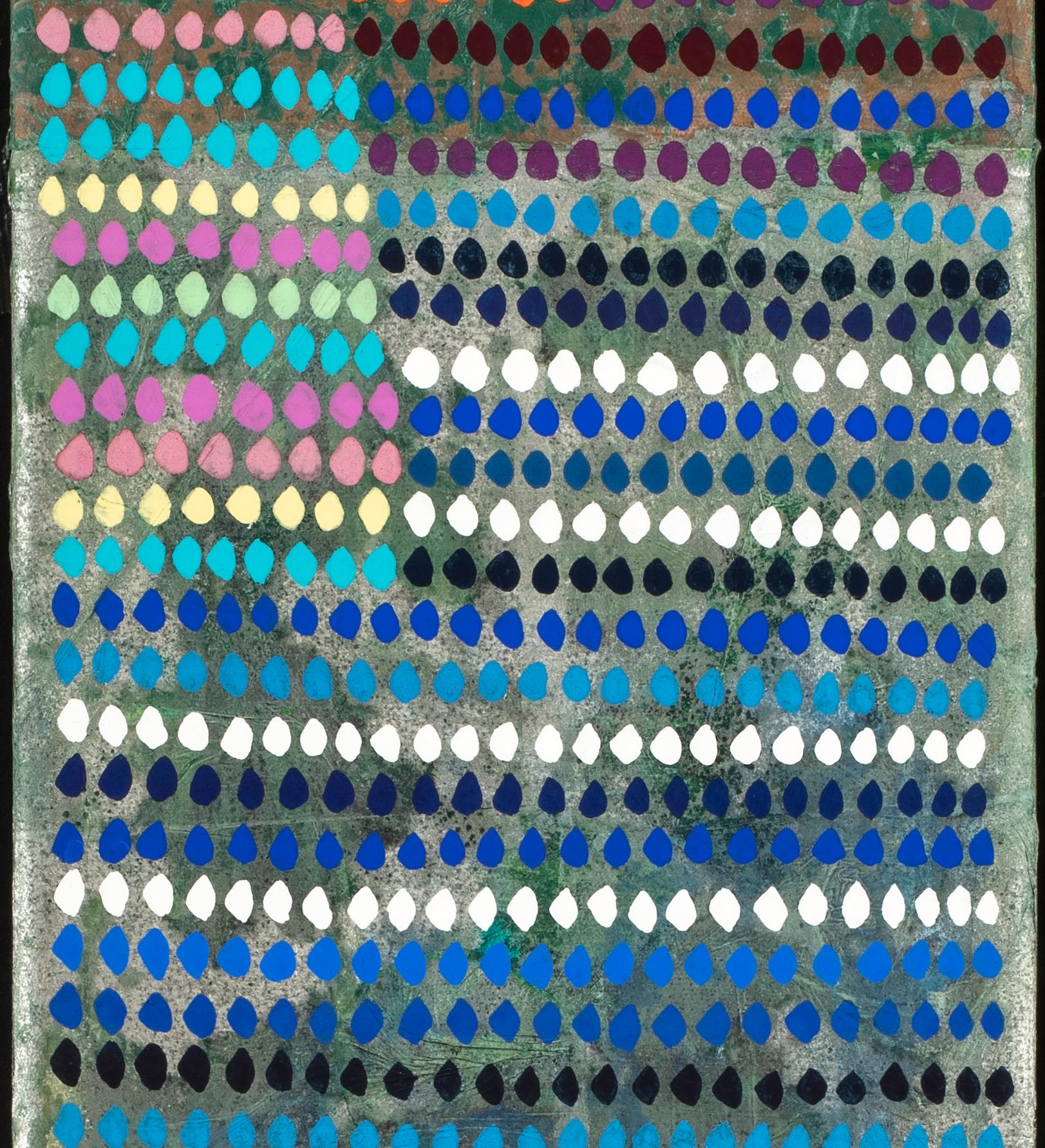 Le Jeu des Perles de Verre  - Abstract Geometric Painting by Gonçalo Ivo