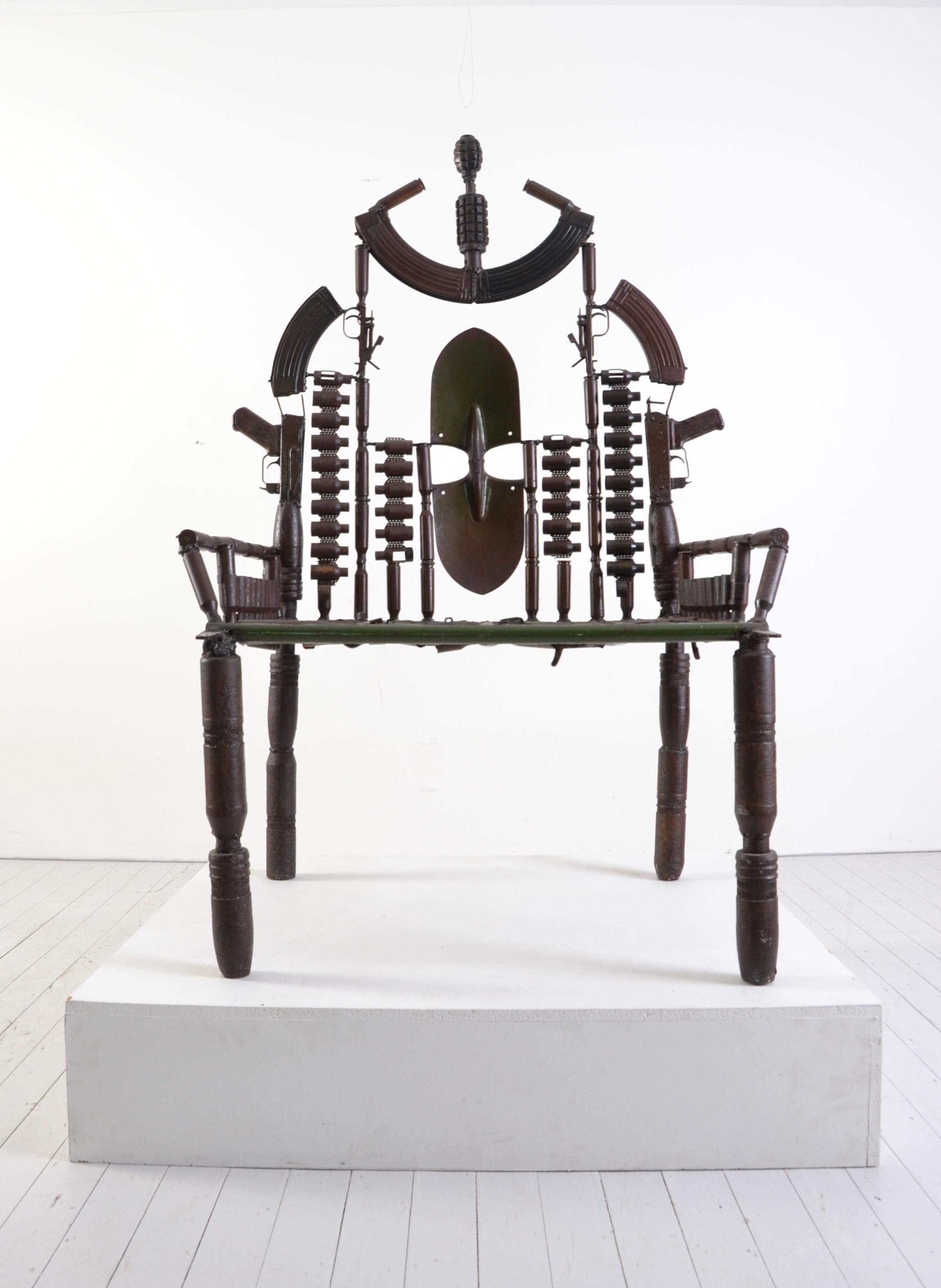 Welded Goncalo Mabunda War-Throne 2015