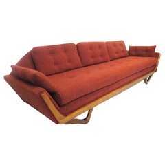 Gondola Midcentury Sofa in the Style of Pearsall and Craft Associates