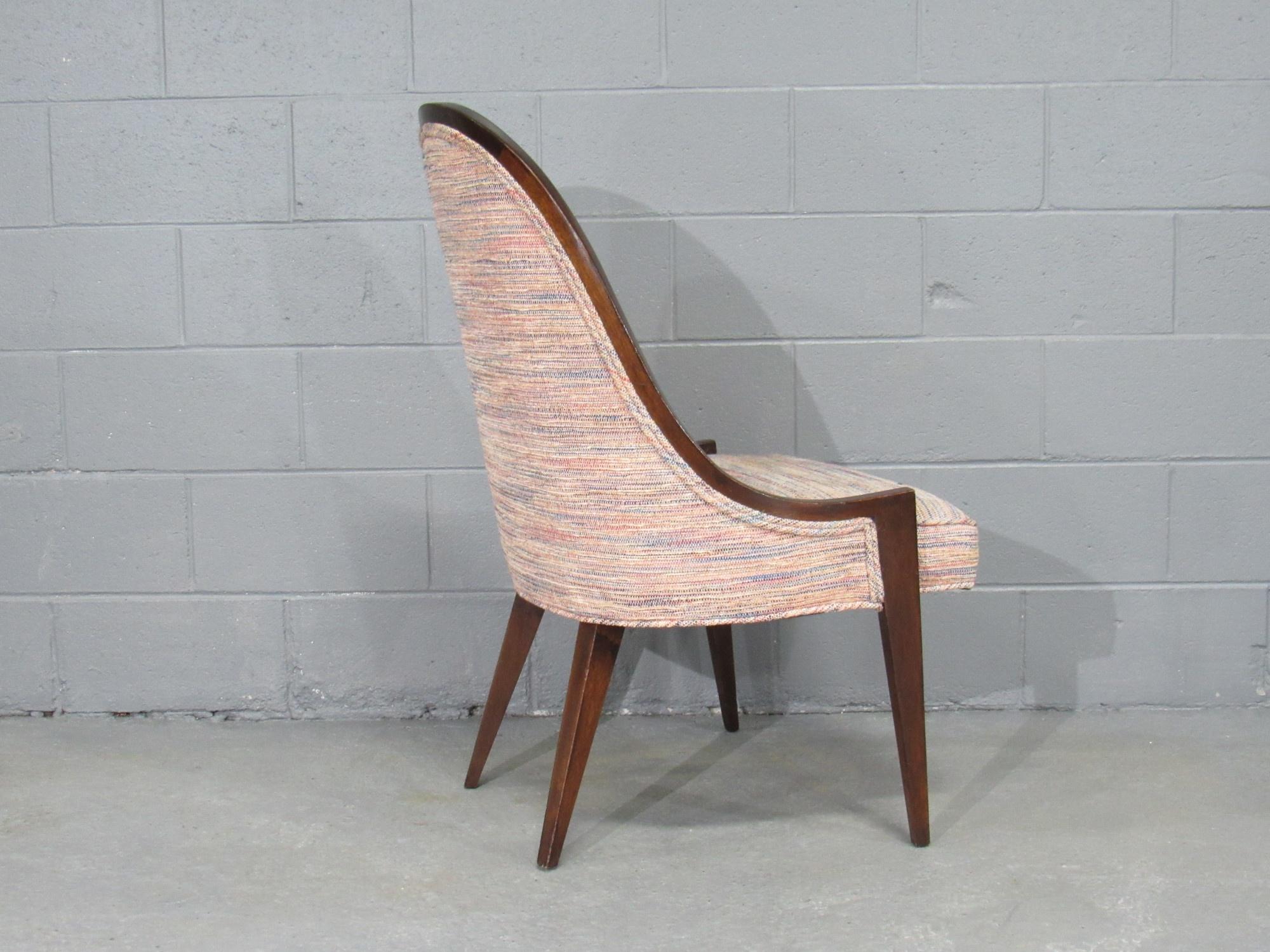 Gondel-Sessel ohne Armlehne „Modell 1053“ aus Mahagoni von Harvey Probber im Angebot 12