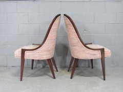 Fauteuils Gondola « Modèle 1053 » en acajou par Harvey Probber