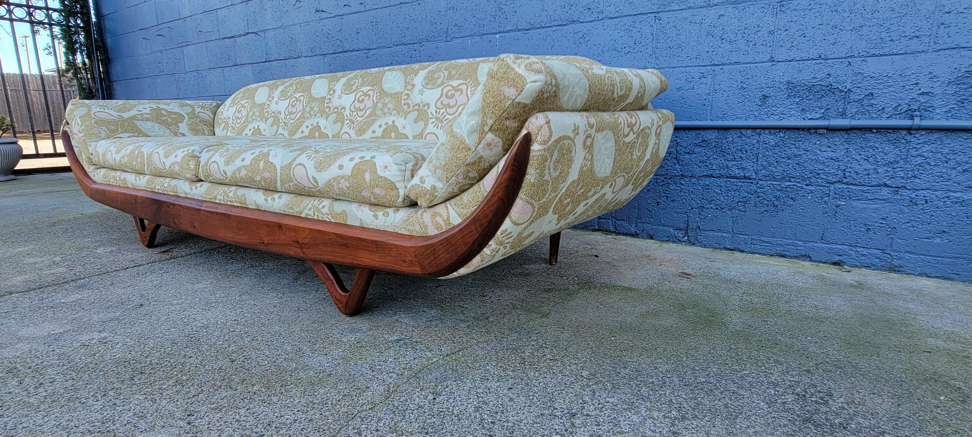 American Gondola Sofa by Tempo Manner of Adrian Pearsall
