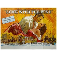 Vintage Gone With The Wind '1969r' Poster