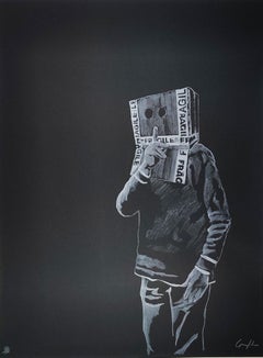 Used Box Head, Gonefellow, Street Art Print, Limited Edition