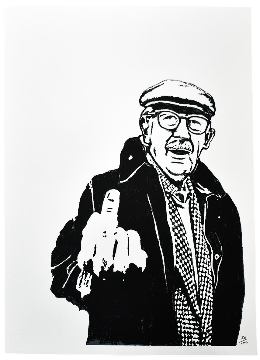 Rude Farmer - Print by Gonefellow