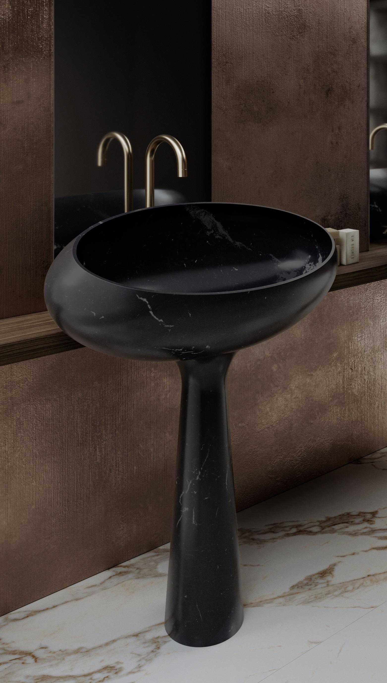 Postmoderne Basine autoportante Gong de Kreoo en vente