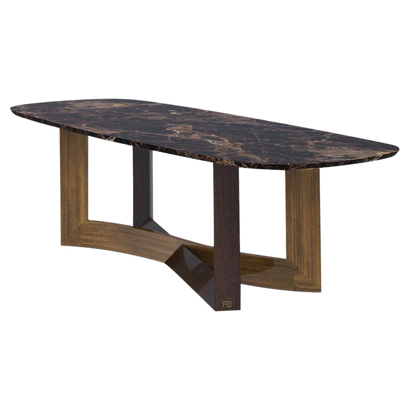 Gong Marble Dining Table For Sale