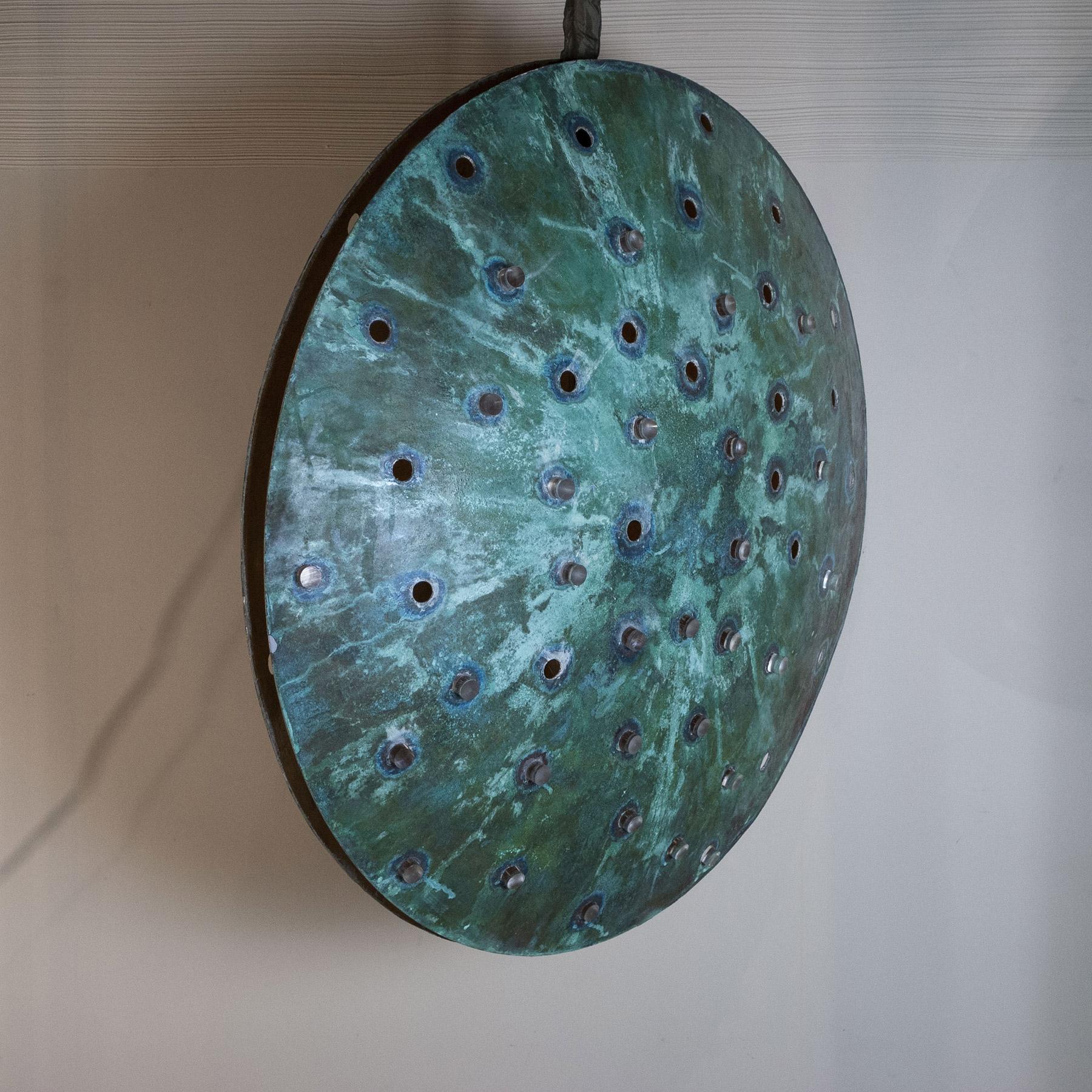 Italian Gong Sculptural Chandelier by Cellule Creative Studio For Sale