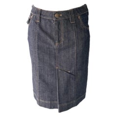 Gonna in Denim Louis Vuitton