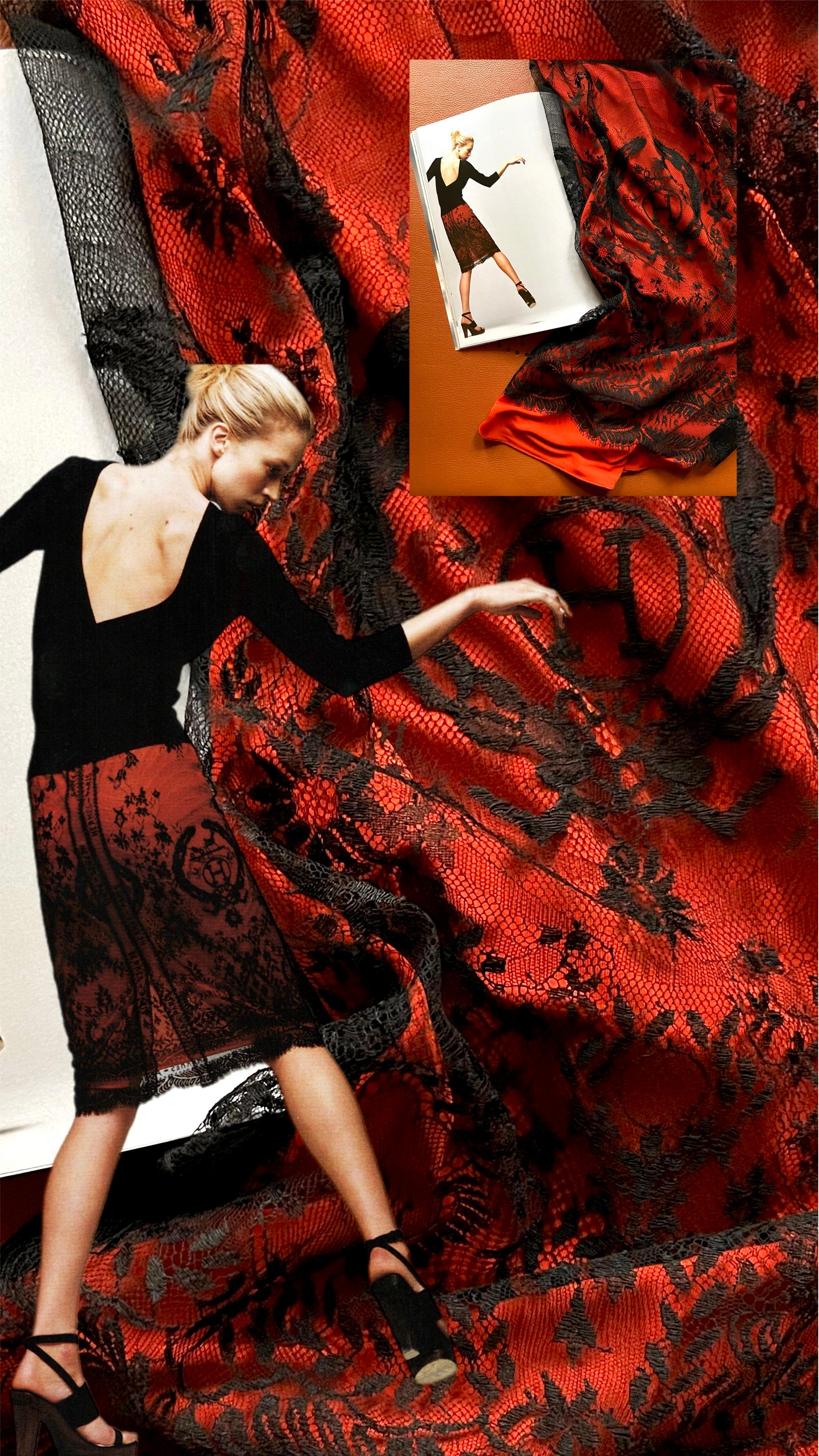 Gonna in pizzo HERMÈS in vendita 9