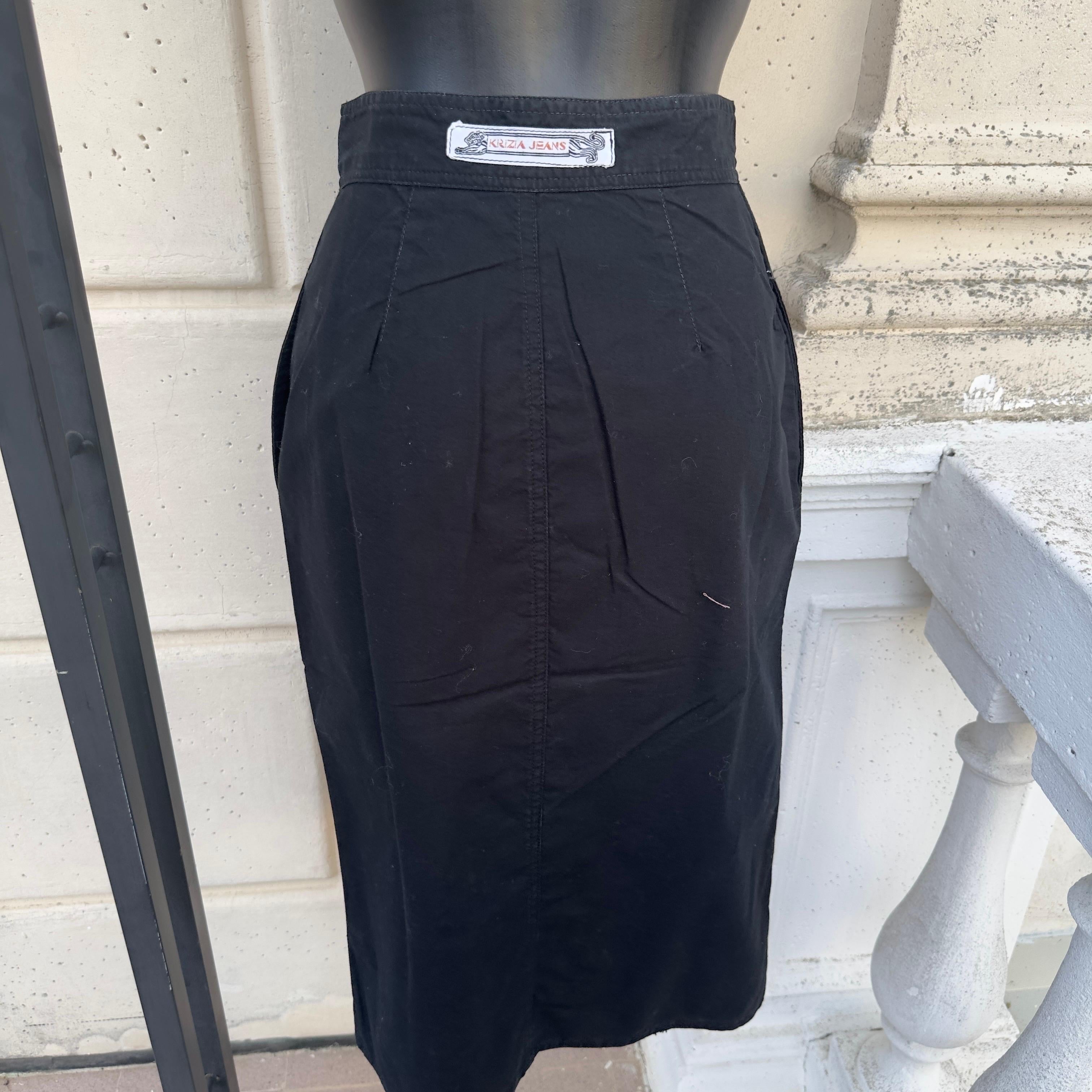 Gonna Krizia Jeans vintage con cartellino 1