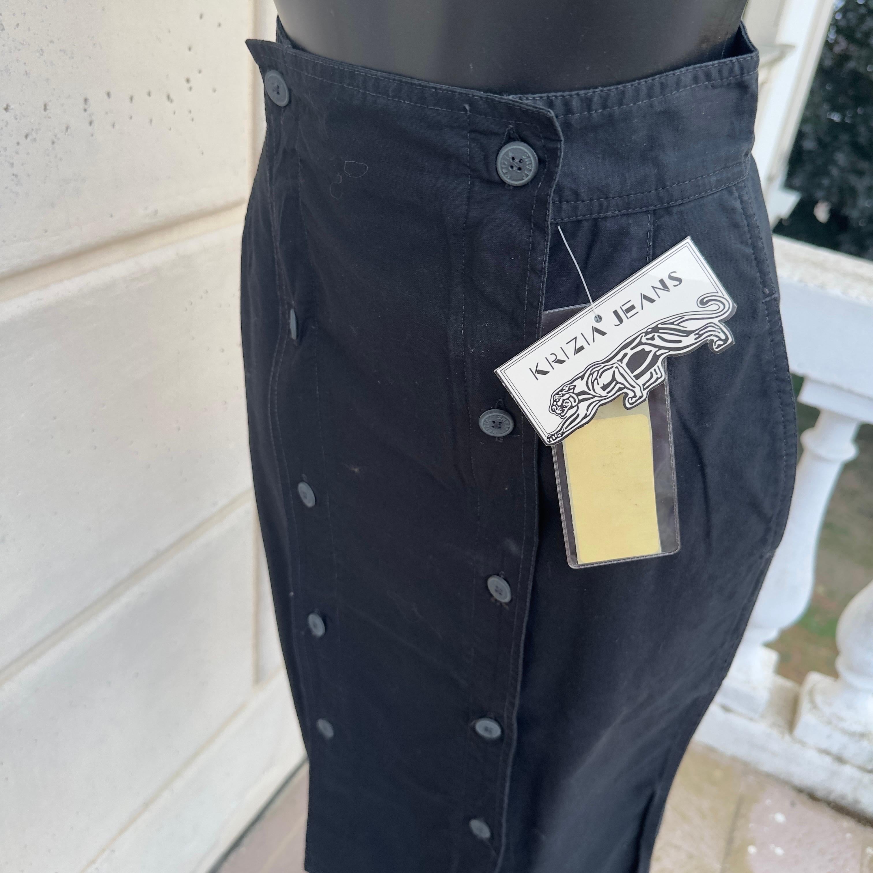 Gonna Krizia Jeans vintage con cartellino 4