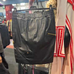 Moschino Boutique leather skirt like new
