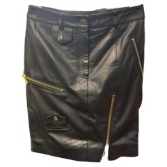 Gonna Moschino Boutique in pelle pari al nuovo