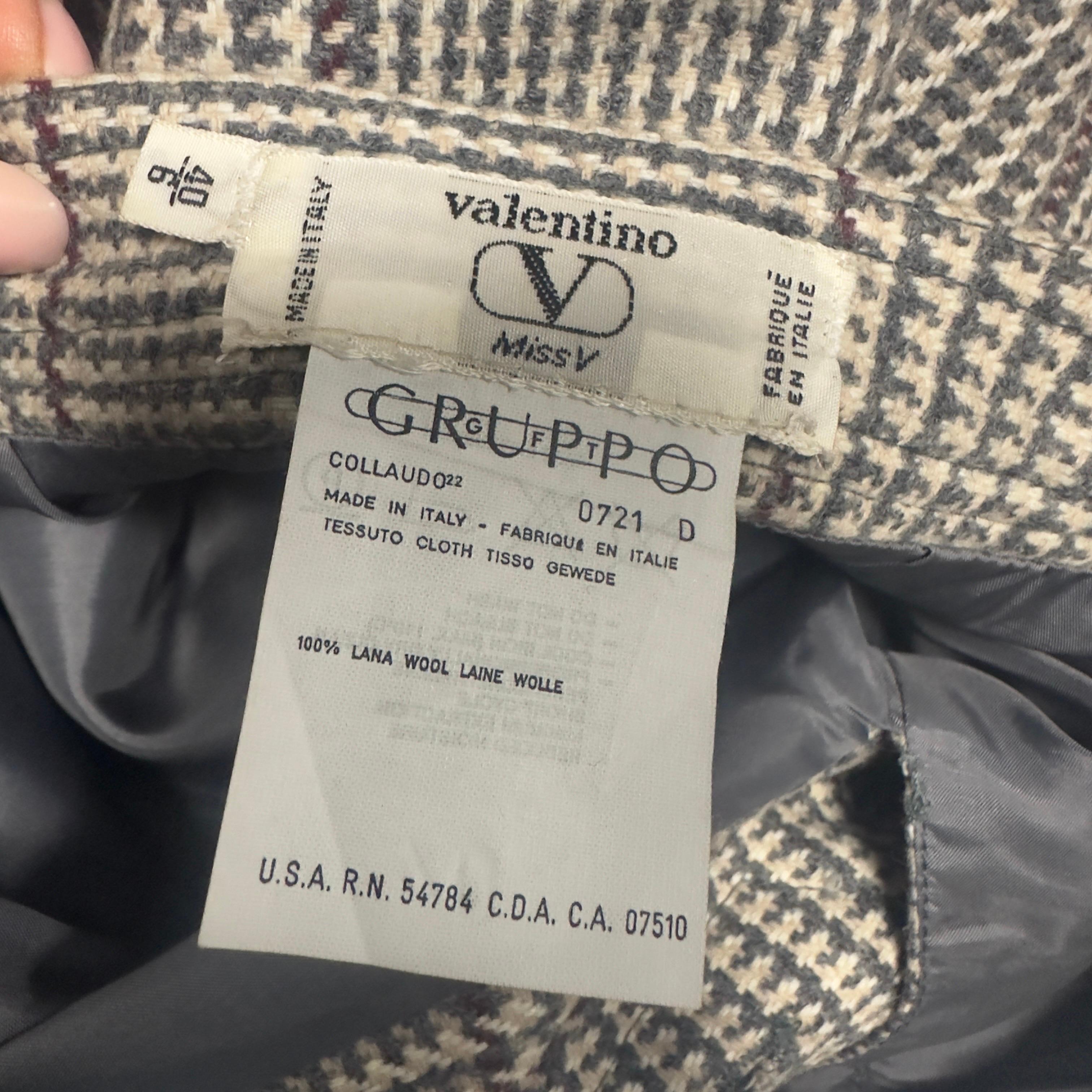 Gonna Valentino anni80 con cartellino In New Condition For Sale In Basaluzzo, IT