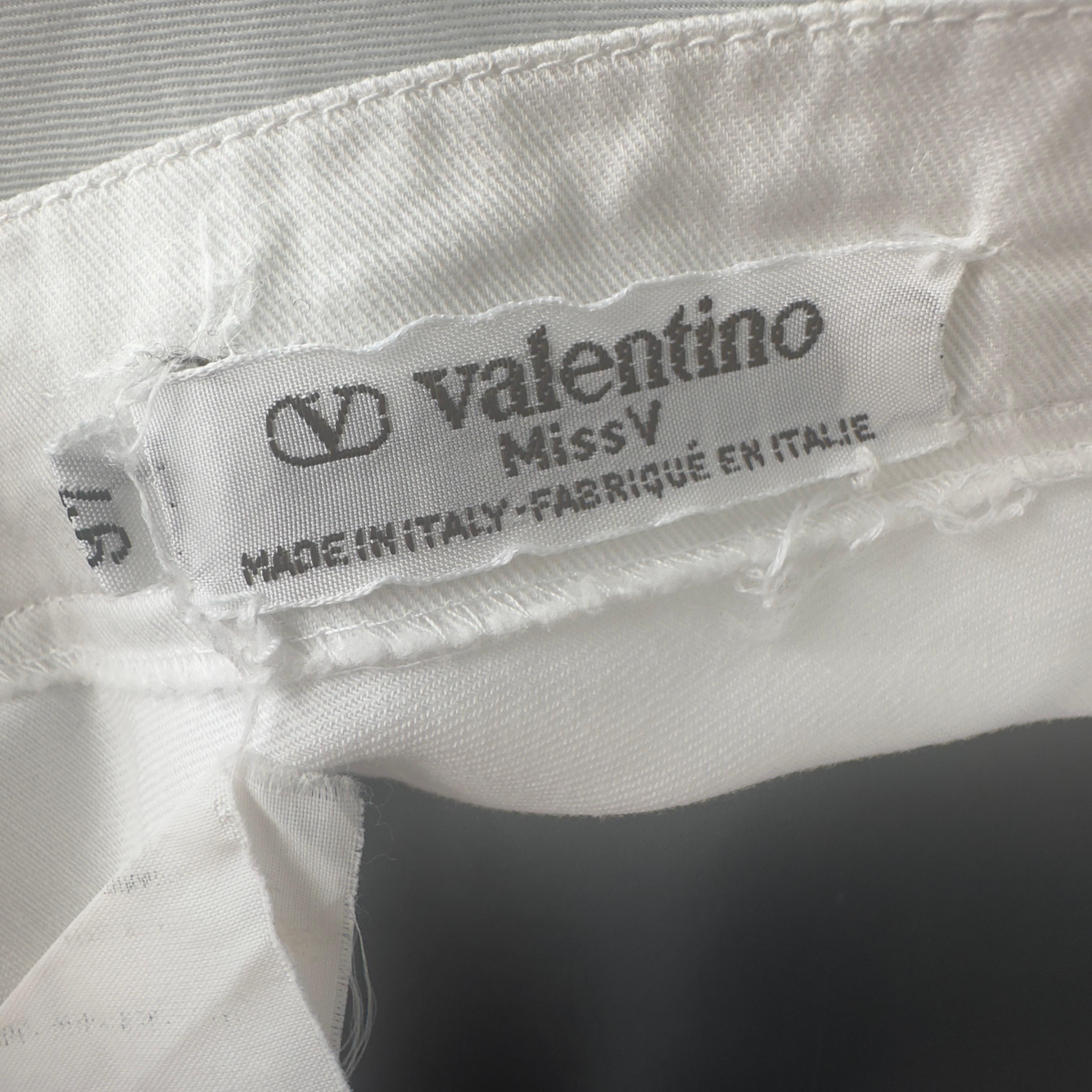 Valentino 80s cotton skirt For Sale 4