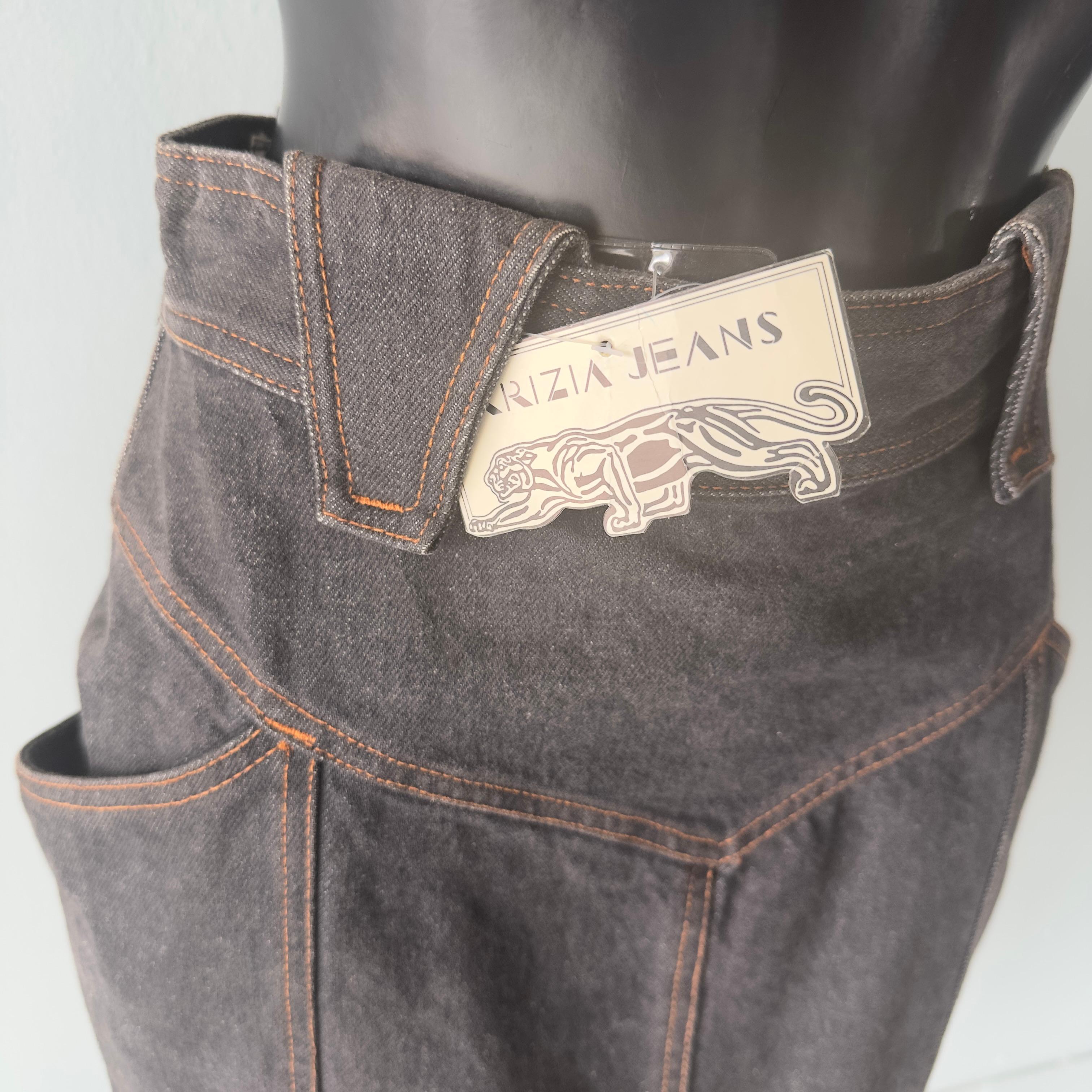 Gray Gonna vintage Krizia Jeans con cartellino in vendita