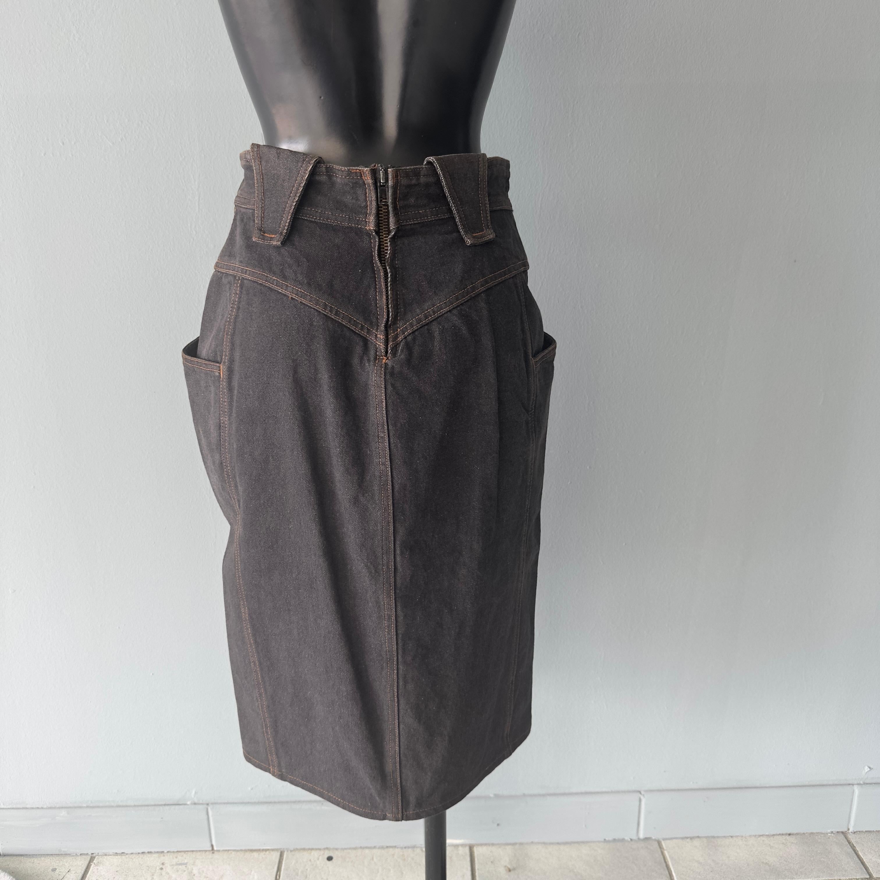 Gonna vintage Krizia Jeans con cartellino In condizioni Nuovo in vendita a Basaluzzo, IT