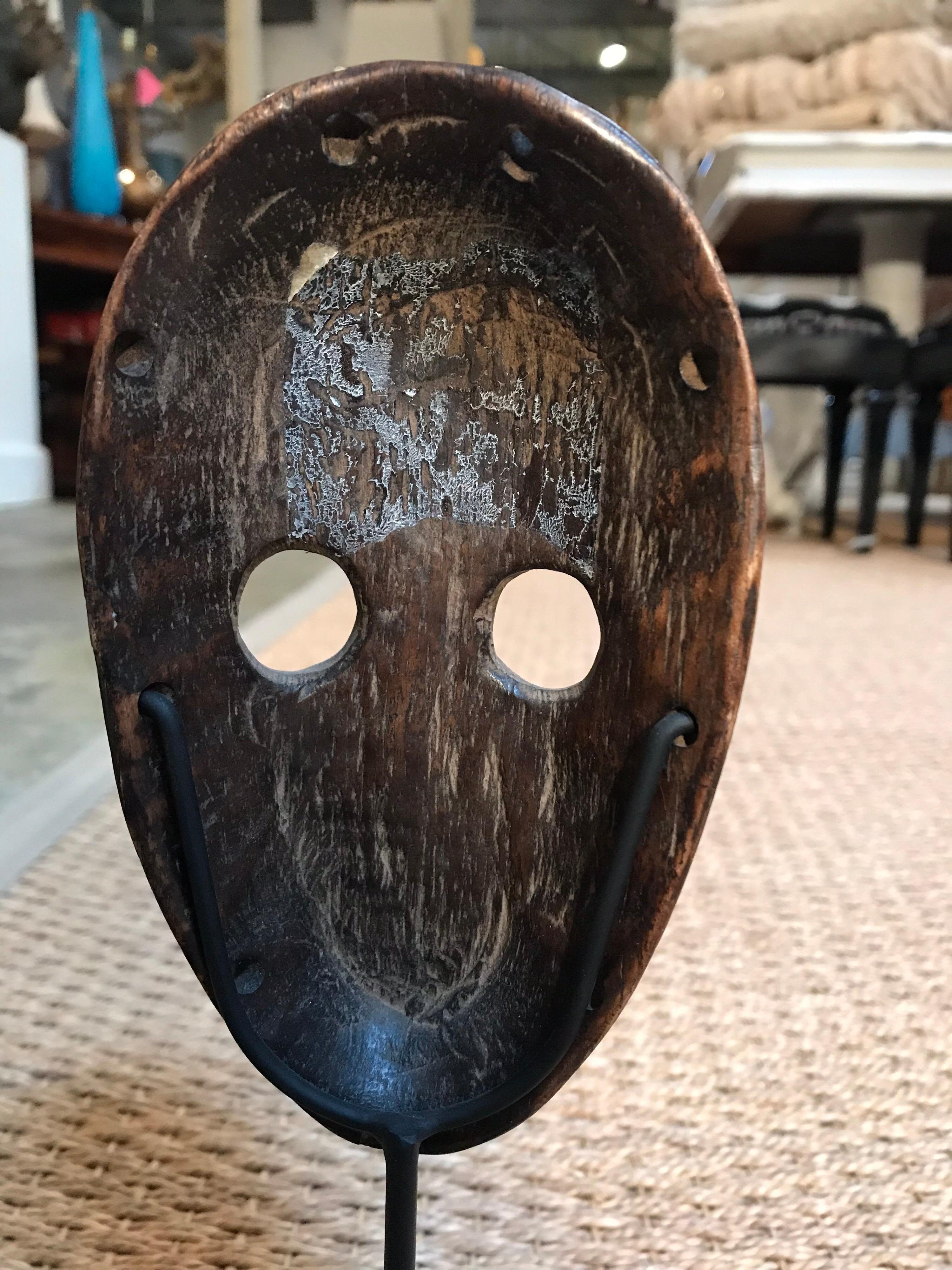 Hand-Carved 'Running' Mask Danh Tribe For Sale