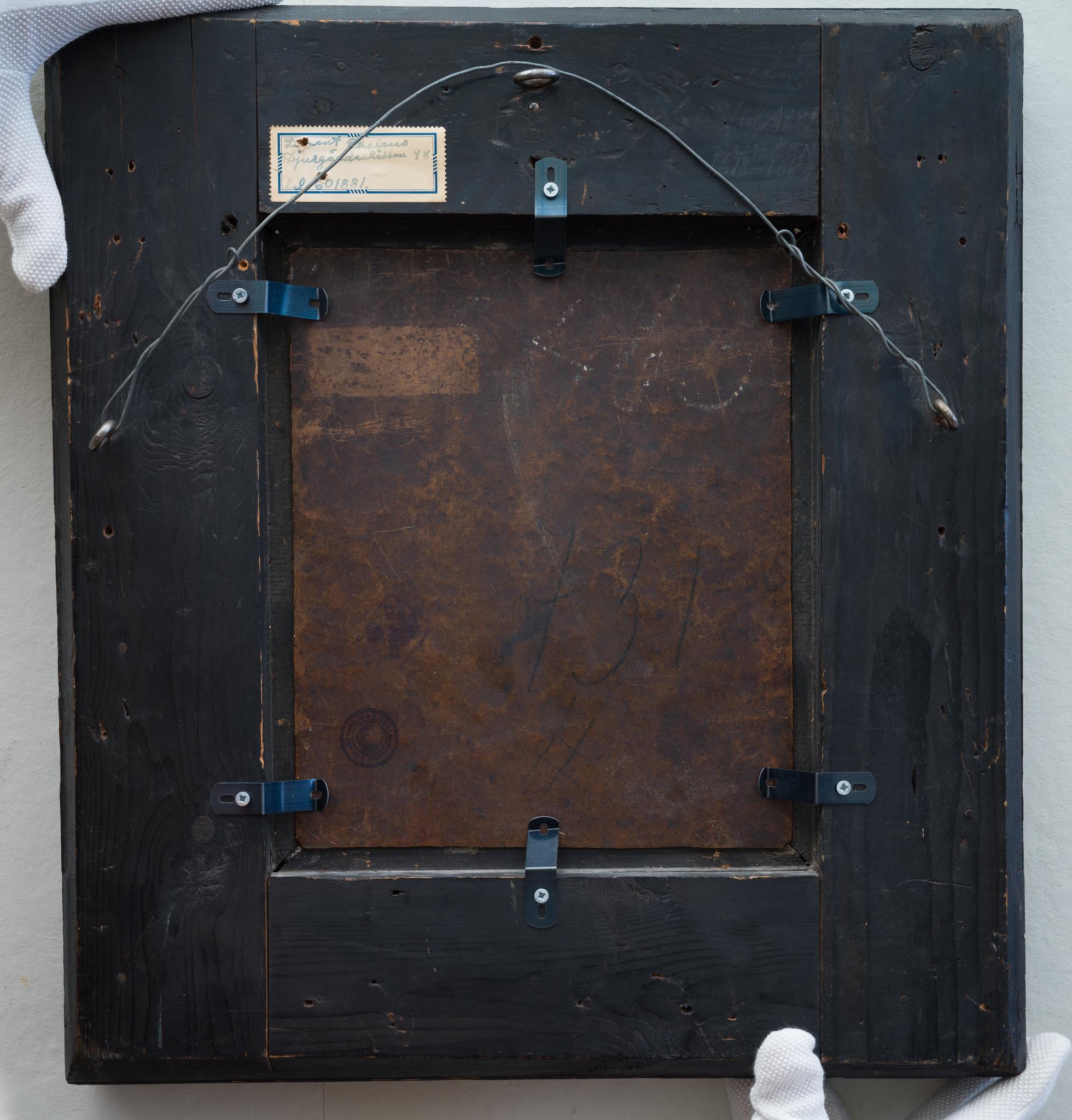 Cercle de Gonzales Coques (1614/18-1684) Flamand 

Un garçon qui compte ses pièces

huile sur cuivre
17th-century
dimensions de l'assiette 24 x 21 cm
avec cadre 43,5 x 39,5 cm

Provenance : 
Une collection privée suédoise