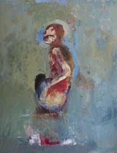 Woman in green, Painting, Oil on Canvas