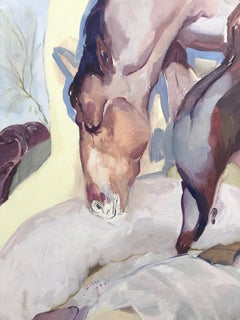 Dream of a Centaur III, Oil on linen, 150x180cm, Figurative Abstraction, 2023